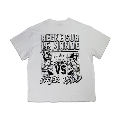 Corteiz "Regne Sur Le Monde" White - Large