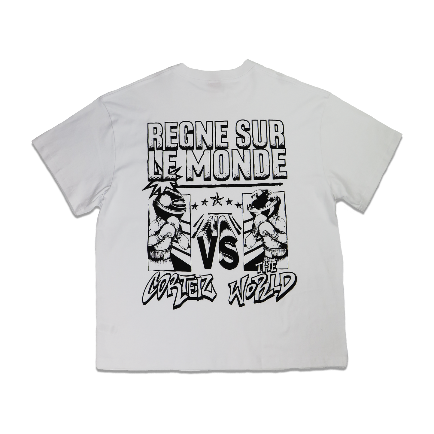 Corteiz "Regne Sur Le Monde" White - Extra Large