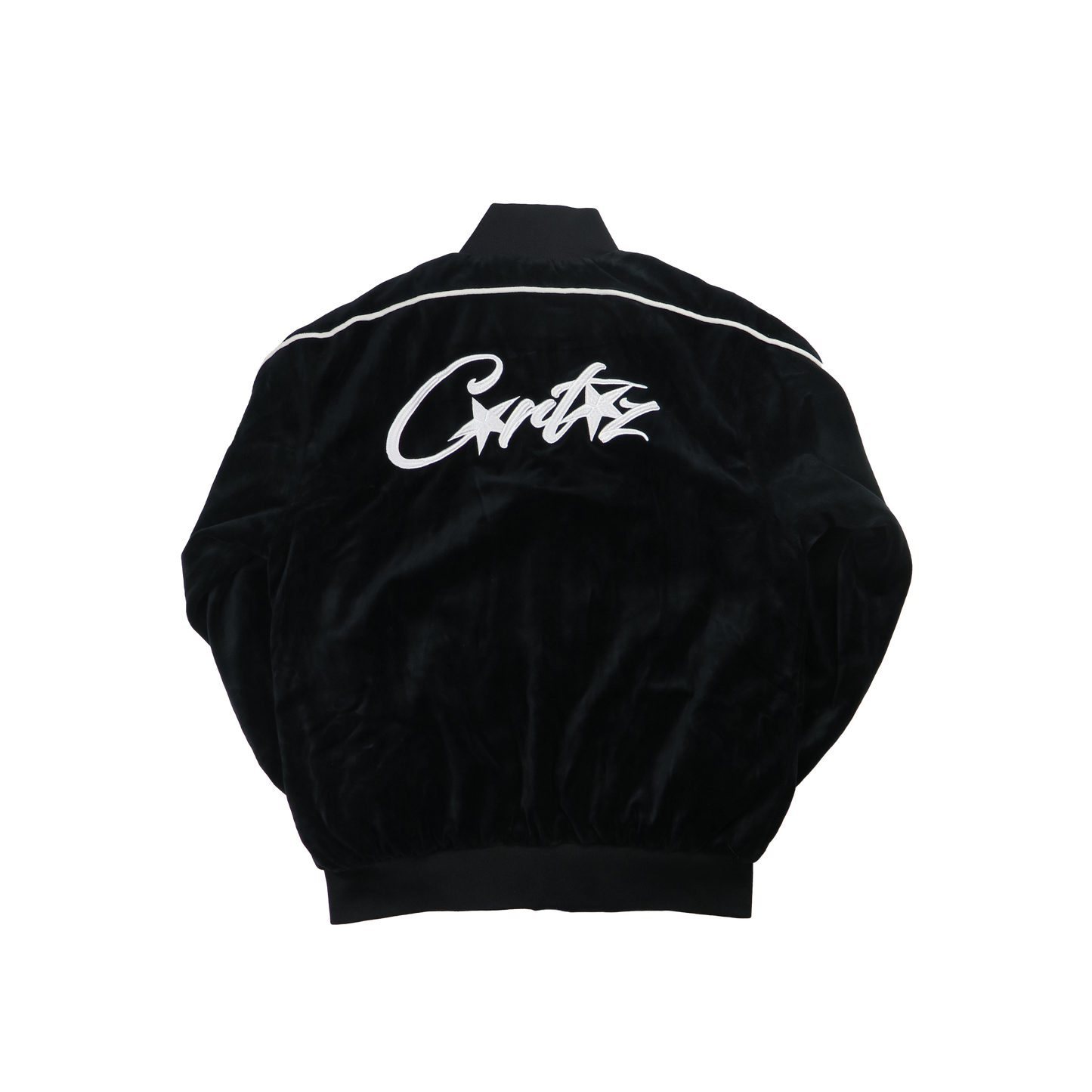 Corteiz Black VVS Velour Jacket V1 - Large