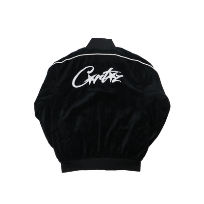 Corteiz Black VVS Velour Jacket V1 - Large