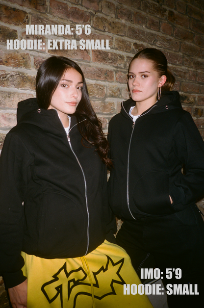 Original Quilt Stitch Hoodie - Black
