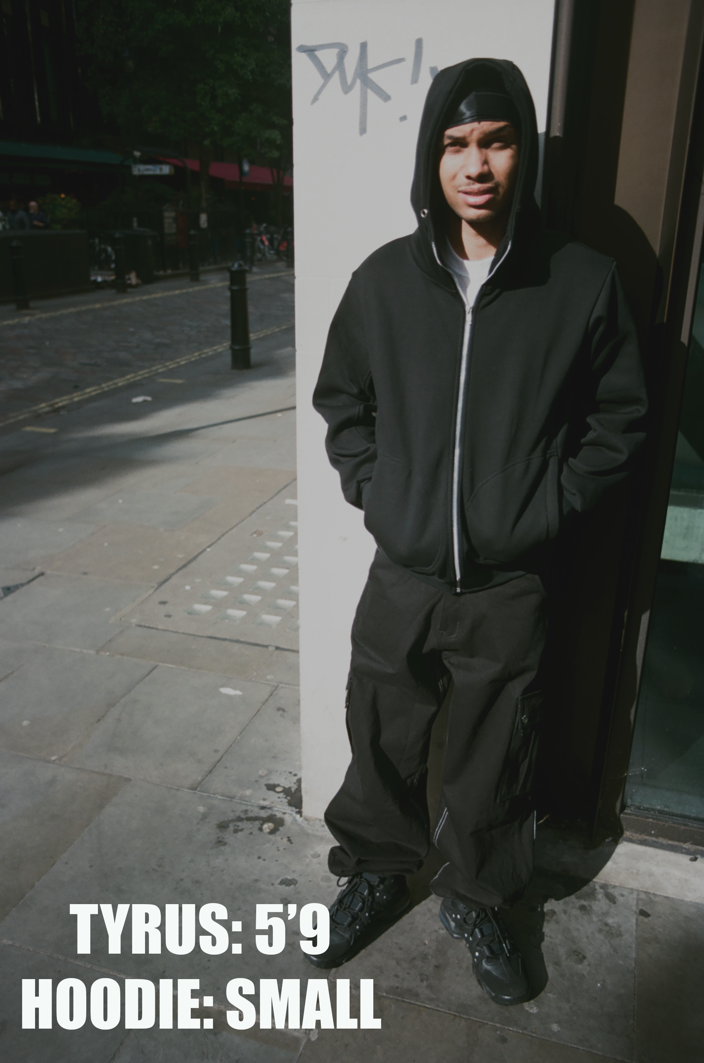 Original Quilt Stitch Hoodie - Black