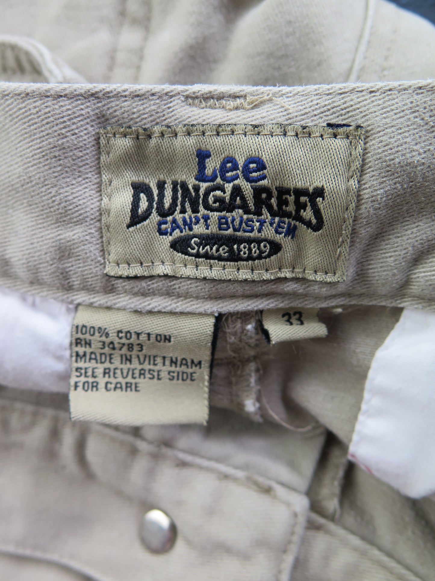 Lee Dungaree Cargo Shorts - 32