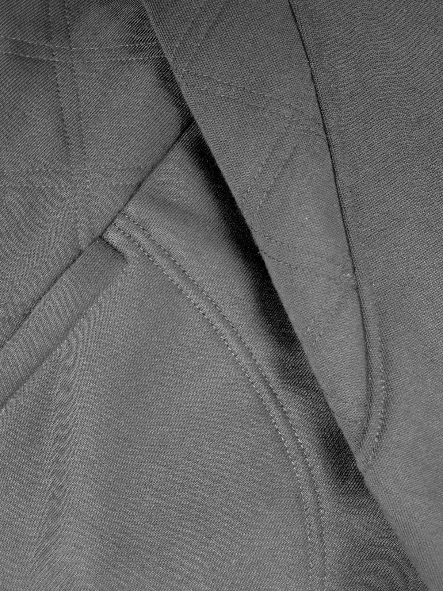 Original Quilt Stitch Hoodie - Black